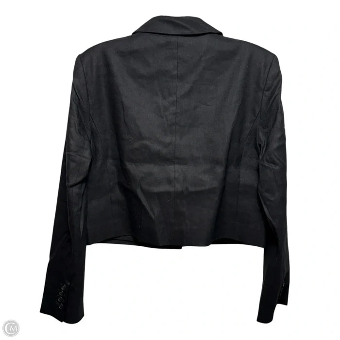 Cropped Blazer By Ann Taylor In Black, Size: 4
