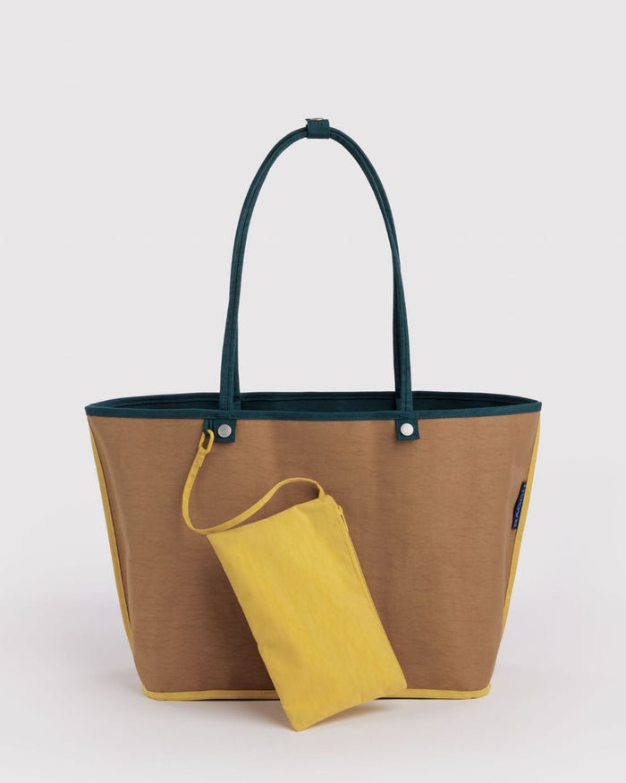 Deep Sea Mix Large Nylon Reversible Tote | BAGGU | Large Nylon Reversible Tote