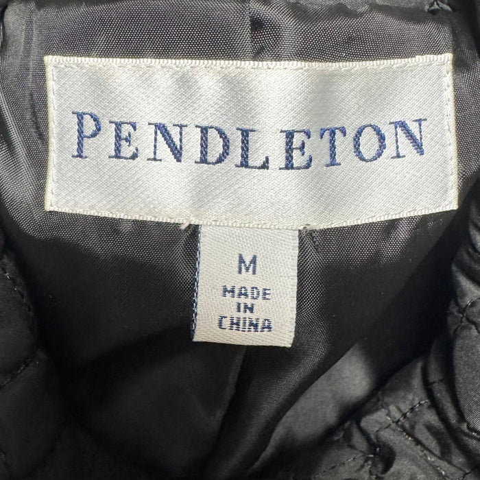 Diamond Quilted Coat By Pendleton In Black, Size: M