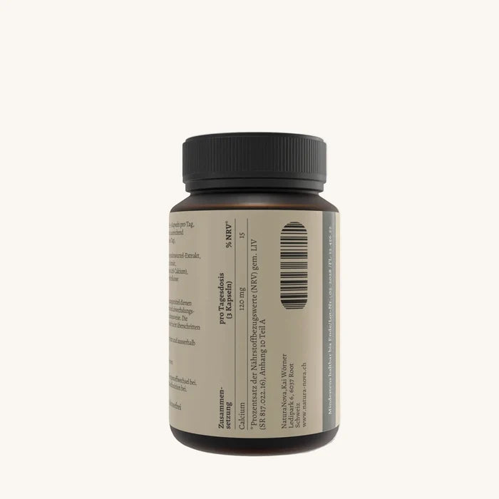 Natura Nova Digest essentia Nahrungsergaenzung Dose Seitenansicht mit Nährwerttabelle
