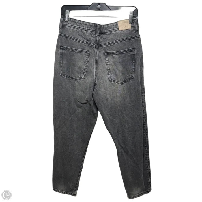 Distressed Jeans Straight By Zara In Black, Size: 6