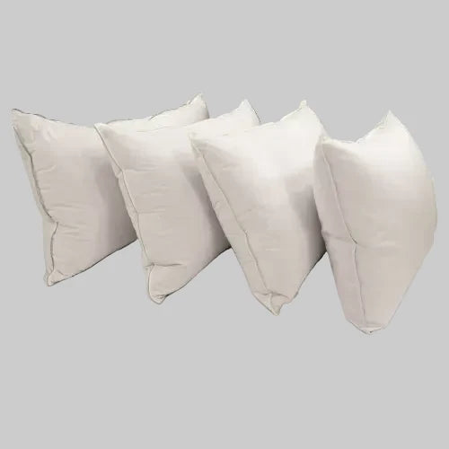 Firm Feather pillows used at many hotels and resorts