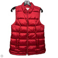 Down Fill Vest Puffer & Quilted By J. Jill In Red, Size: Sp