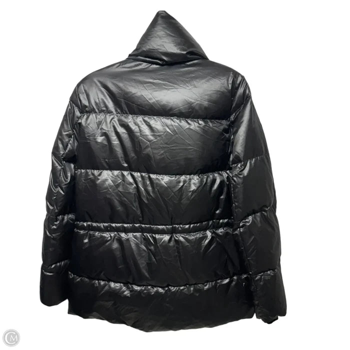 Down Puffer Jacket By Lands End In Black, Size: S