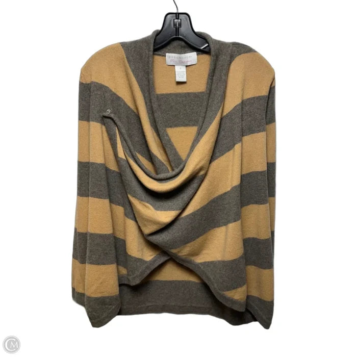 Drape Front Cashmere Sweater By Design History In Striped Pattern, Size: S