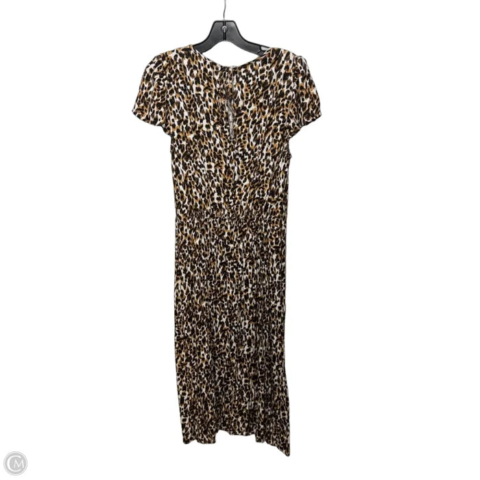 Dress Casual Maxi By Banana Republic In Animal Print, Size: M