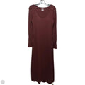 Dress Casual Maxi By Ogl In Maroon, Size: L