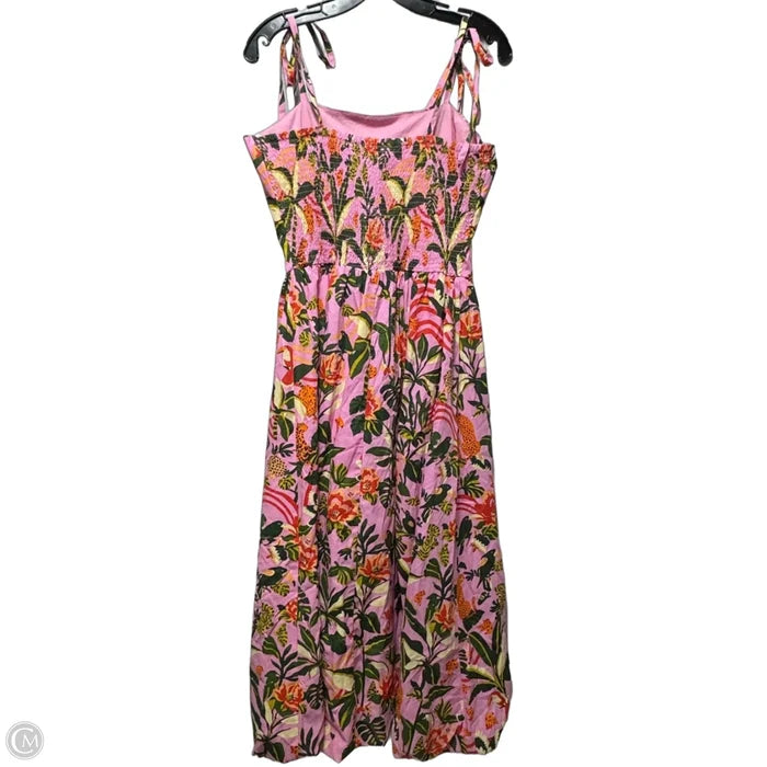 Dress Casual Maxi By Tulip Creations Tropical Print, Size: L