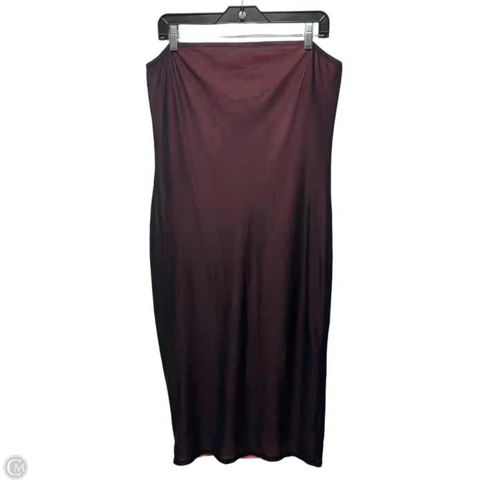 Dress Casual Maxi By Wild Fable In Black and Pink, Size: XXL