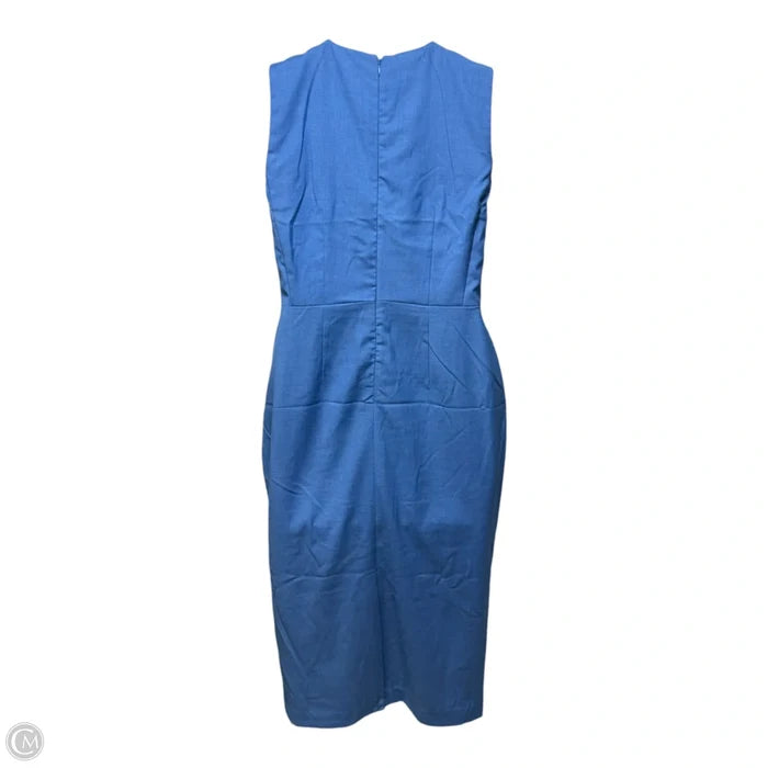 Dress Casual Midi By Ann Taylor In Blue, Size: 6