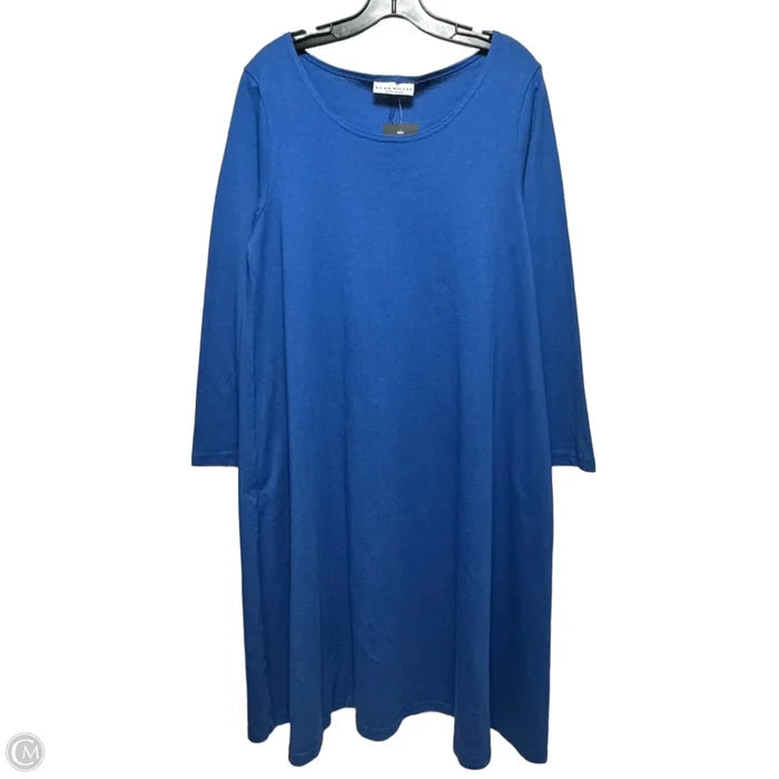 Dress Casual Midi By Bryn Walker In Blue, Size: S