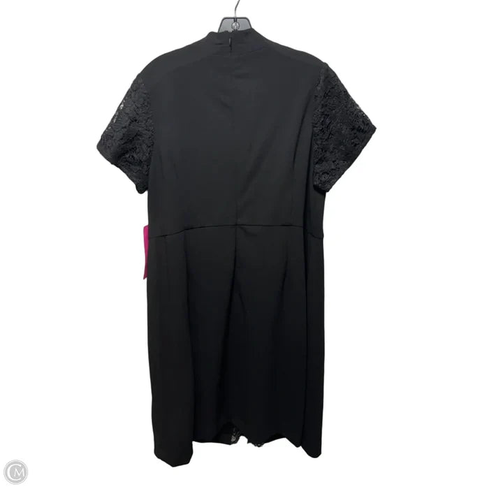 Dress Casual Short By Betsey Johnson In Black, Size: 16