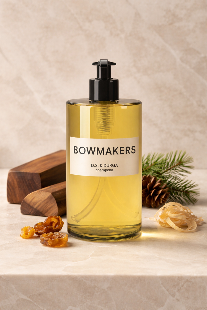 D.S. & Durga Bowmakers Shampoo luxurious hair care product with natural ingredients and thoughtful design.