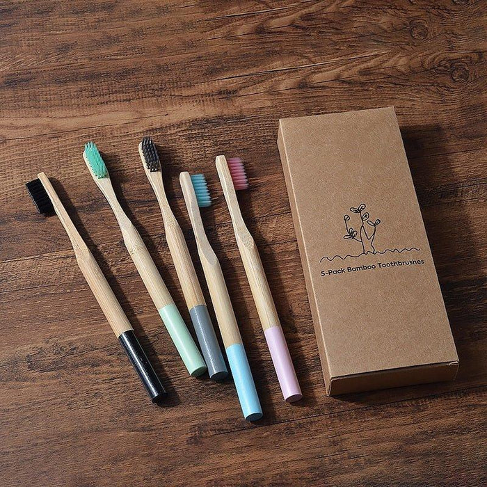 Eco-Friendly Bamboo Toothbrush Set - EcoStuff