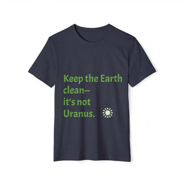 Eco-Friendly T-Shirt - "Keep the Earth Clean" Statement Tee - EcoStuff