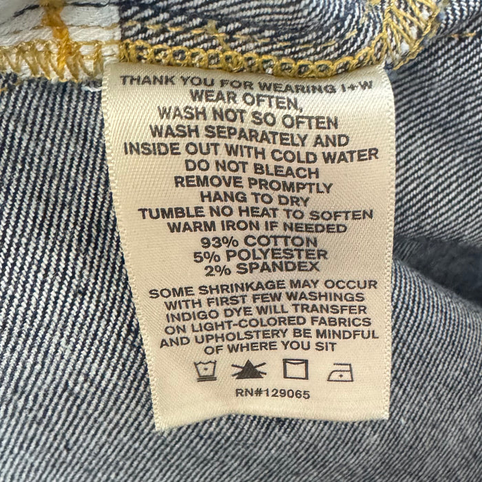 Elizabeth Skinny Jeans By Imogene And Willie In Rinsed Indigo Denim, Size: 8/29