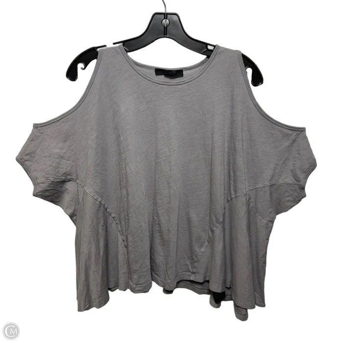 Ella Fifi Cold Shoulder Tee Designer By All Saints In Grey, Size: S