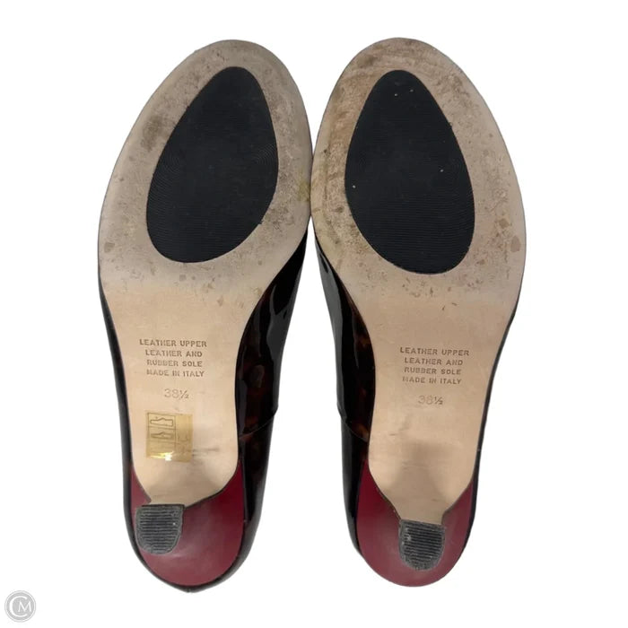 Emily Patent Leather Pumps By Anyi Lu In Tortoise Shell Print, Size: 8.5
