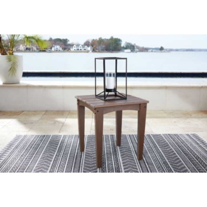 Emmeline Outdoor Square End Table