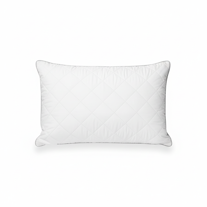 Diamond Gusset Pillow by Envirosleep - King Size Gel Fiber Fill with Pinsonic Quilted Cover