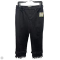 Essentials Fringe Jeans By John Mark In Black, Size: 8p