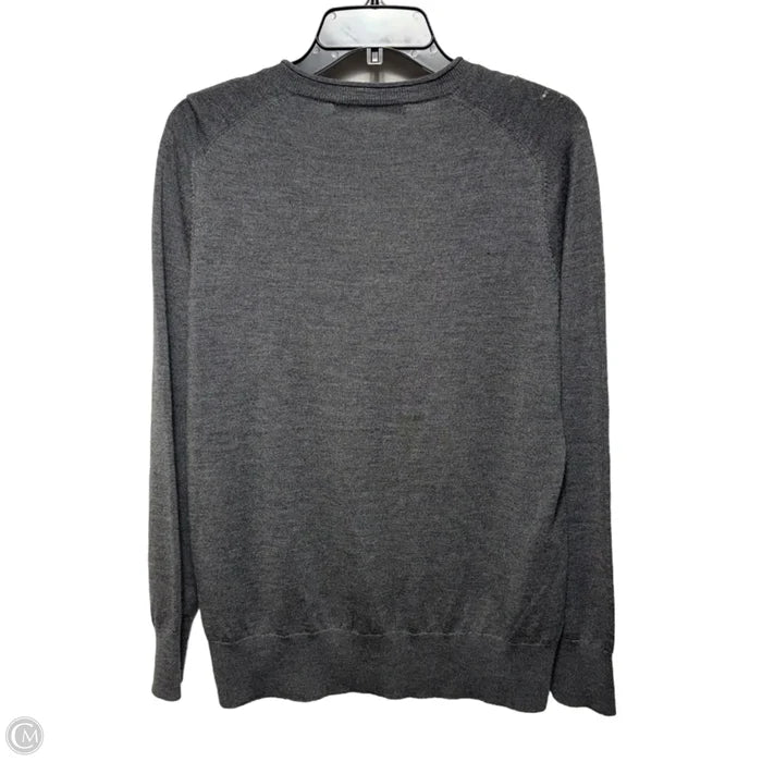 Evangeline Embellished Merino Wool Sweater By Trina Turk In Grey, Size: L