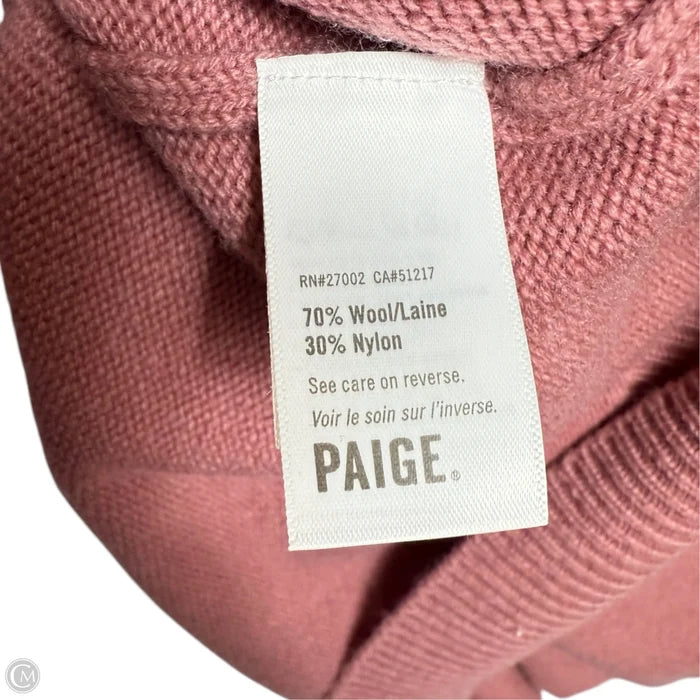 Exposed One Shoulder Sweater By Paige In Purple, Size: Xs