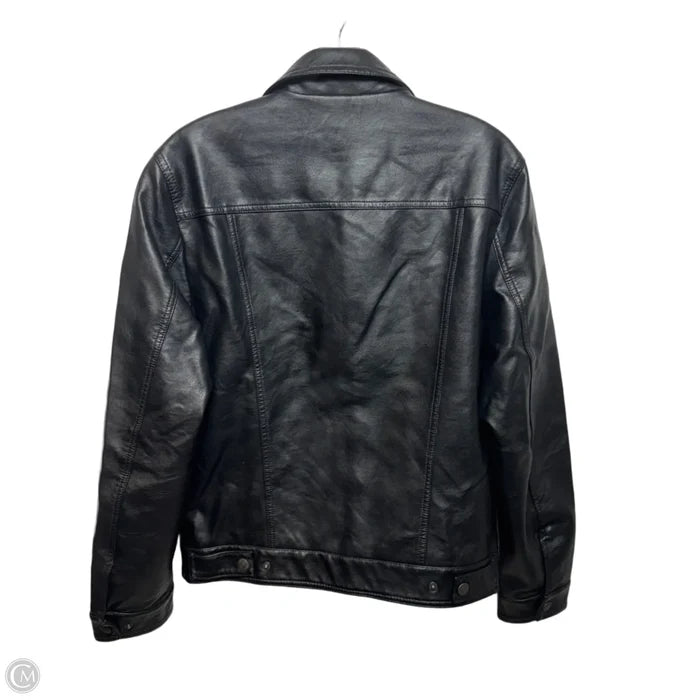 Faux Leather Jacket Other By Levis In Black, Size: S