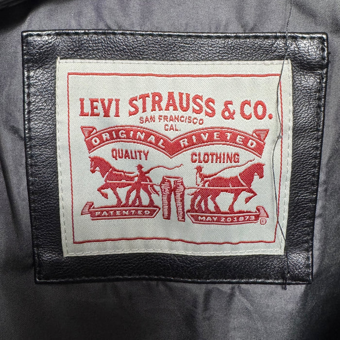 Faux Leather Jacket Other By Levis In Black, Size: S
