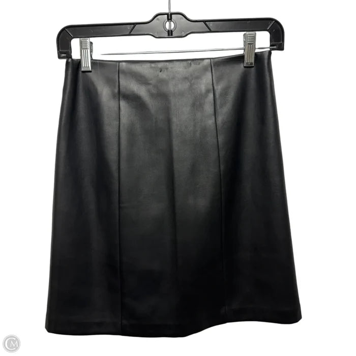 Faux Leather Skirt Mini & Short By Loft In Black, Size: 0