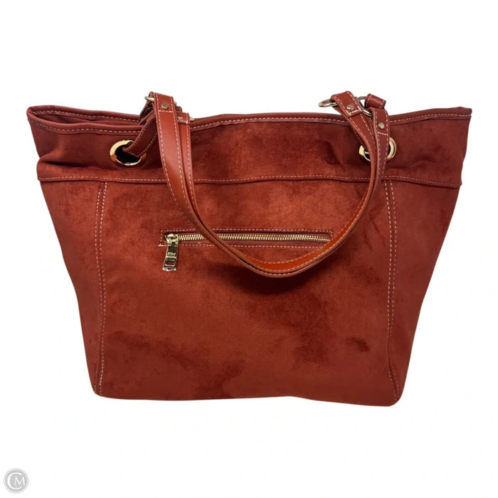 Faux Suede Tote By Steve Madden, Size: Large
