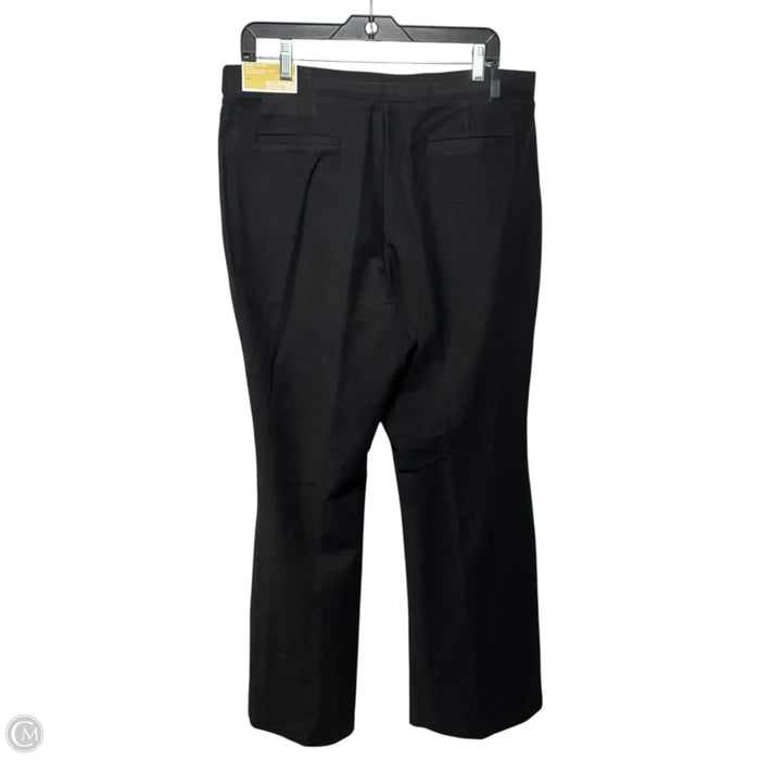 Flare Pull-On High-Rise Pants Dress By Michael By Michael Kors In Black, Size: Xl