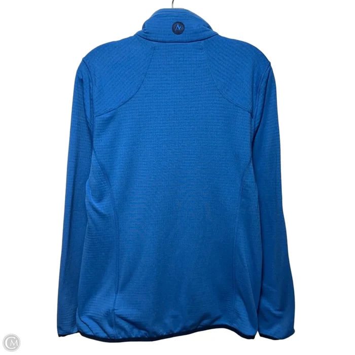 Fleece Lined Athletic Jacket By Marmot In Blue, Size: L
