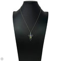 Fleur-de-lis Pressed Flower Pendant Necklace By Shar Dixon