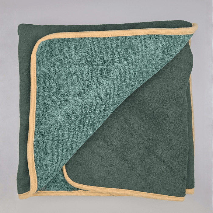 Forest Green Dog Mat - Microfibre Back