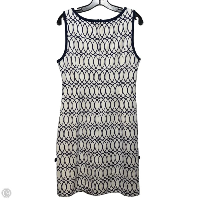 Francesca Dress Designer By Lilly Pulitzer In Tickle the Ivories Navy & White, Size: L