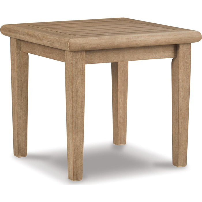 Gerianne Outdoor Square End Table