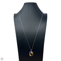 Glass Pendant Necklace Sterling Silver