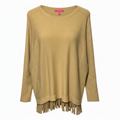 Glenda Sweater Designer By Lilly Pulitzer In Heathered Sand Bar, Size: L