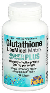 GLUTATHIONE NATURAL FACTORS 60CAPS  '068958028194