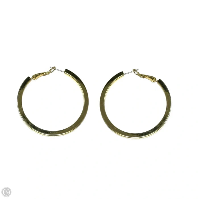 Gold Tone Hoop Earrings