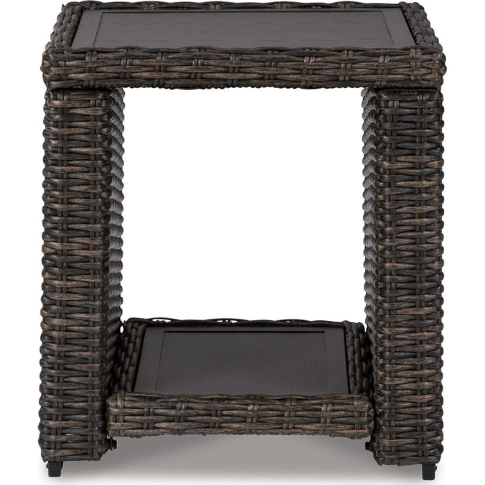 Grasson Lane Outdoor Square End Table
