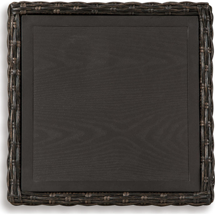 Grasson Lane Outdoor Square End Table