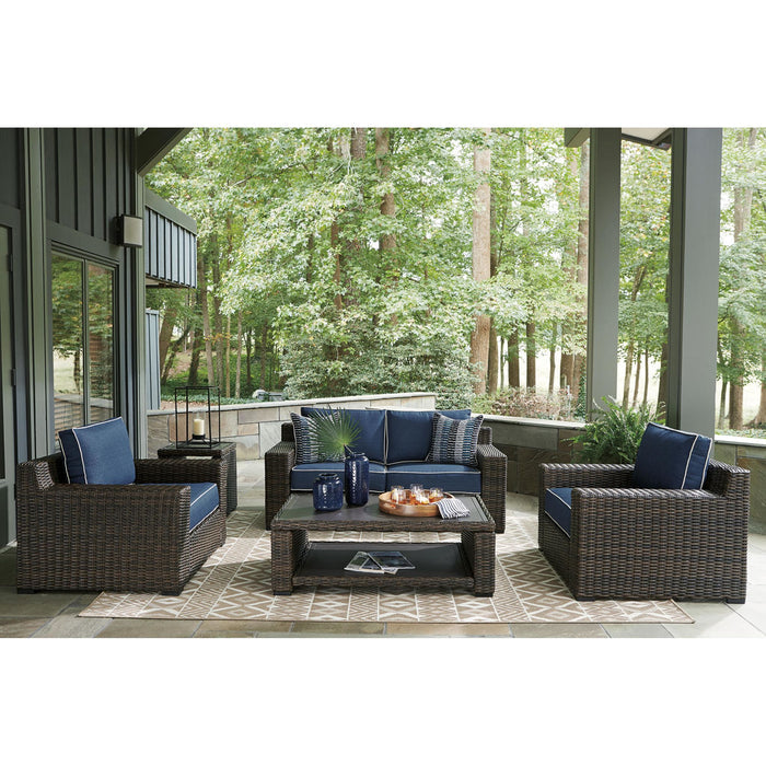 Grasson Lane Outdoor Square End Table