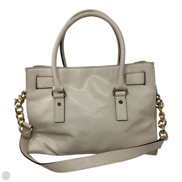 Hamilton Satchel Handbag Leather By Michael By Michael Kors, Size: Medium