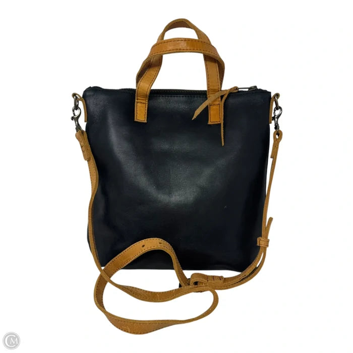 Handbag Leather By Fashionable, Size: Medium