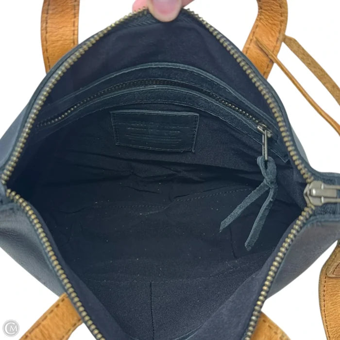 Handbag Leather By Fashionable, Size: Medium
