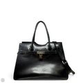 Handbag Leather By Fineplus, Size: Medium