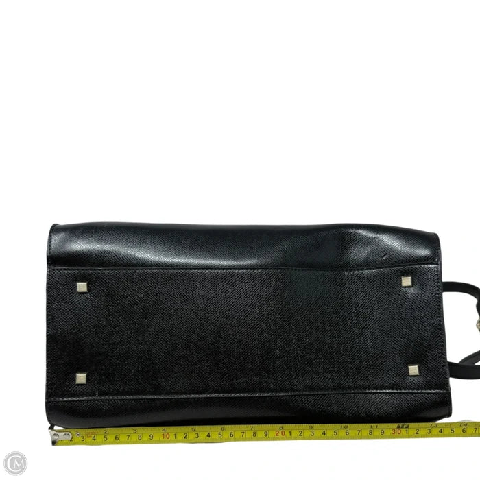 Handbag Leather By Fineplus, Size: Medium