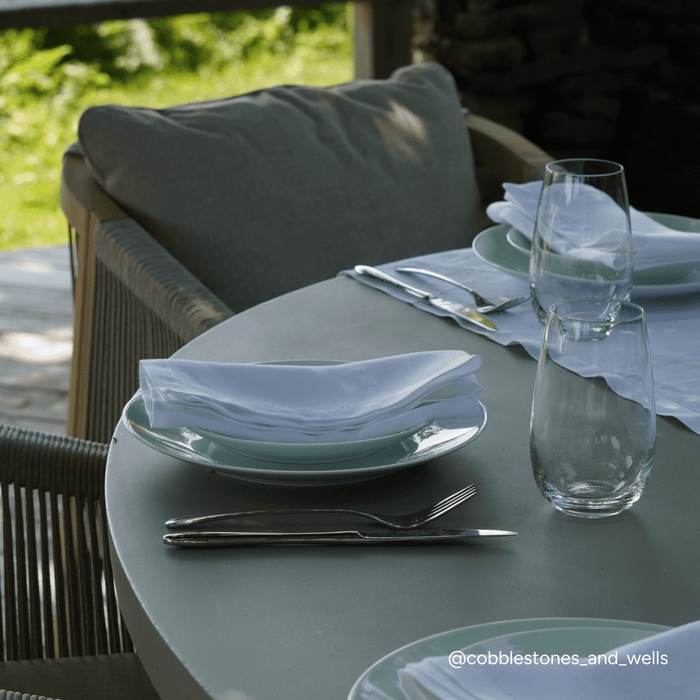 Hemstitch Linen Table Runner